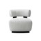 Manhattan Comfort Bartow Accent Chair in Ivory and Black AC017-IB - alternate 5